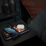 ZENS Liberty Dual Wireless 30W hurtiglader for smarttelefoner og AirPods - Gjennomsiktig