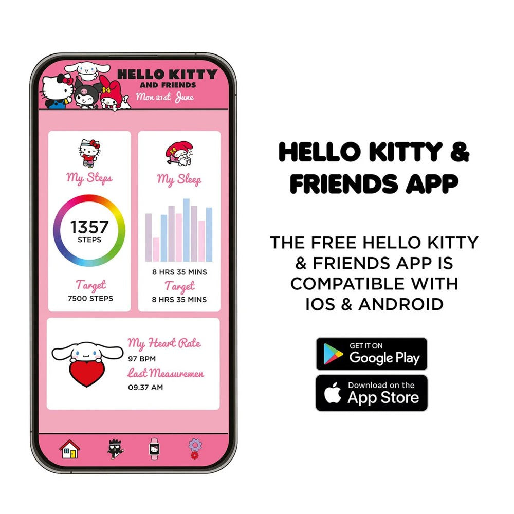 OTL Smartwatch til Børn - App Kontrol - Hello Kitty