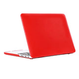 MacBook Air 13 (2020) - Hard Case -  Rød / Gennemsigtig