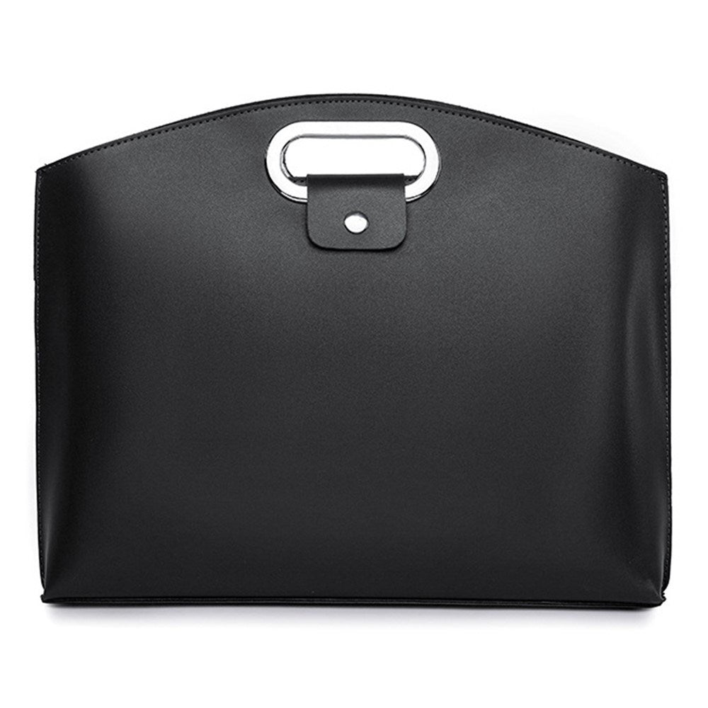 MacBook / Laptop 13-14" Kunstlæder Taske - 32 x 37.5 cm - Sort