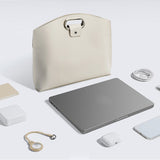 MacBook / Laptop 13-14" Kunstlæder Taske - 32 x 37.5 cm - Grøn