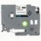 Label Tape Kassette 8 meter Lamineret Kompatibel med Brother P-Touch labelprintere Sort på Hvid - 9mm