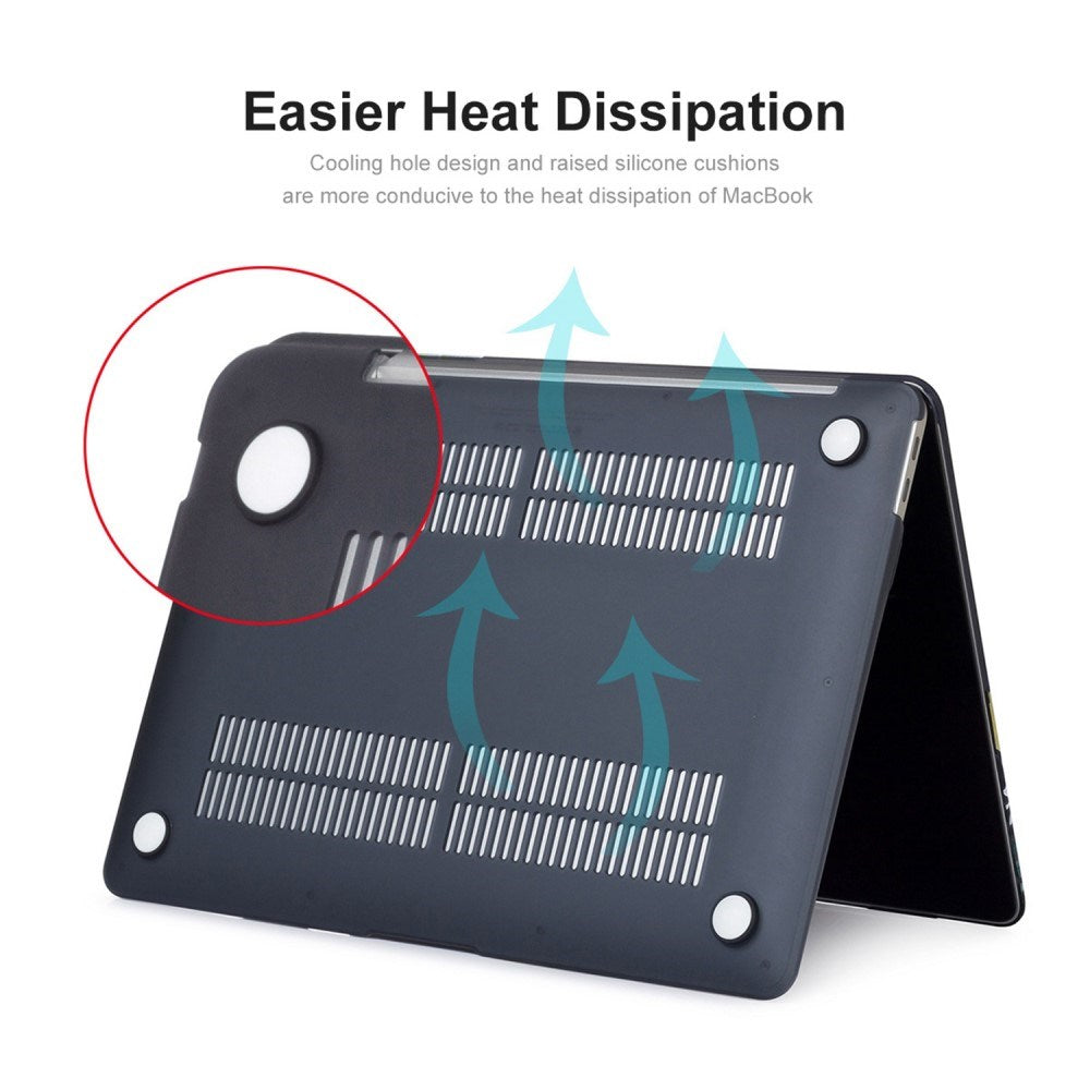 MacBook Pro 16" M1 / M2 / M3 / M4 (2021 / 2024) Plastik Bærbar Cover - Gennemsigtig