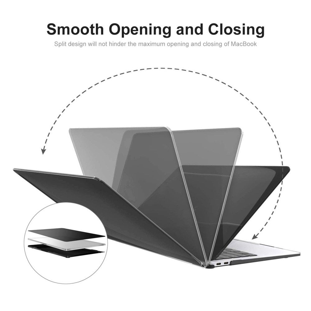 MacBook Pro 16" M1 / M2 / M3 / M4 (2021 / 2024) Plastik Bærbar Cover - Lilla