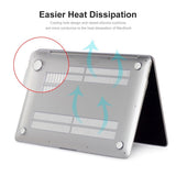 MacBook Pro 13 (2020-2022) ENKAY laptopdeksel i hardplast m. Motiv - Blader