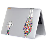 MacBook Pro 13 (2020-2022) ENKAY laptopdeksel i hardplast m. Motiv - Giraffe