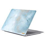 MacBook Pro 13 (2020-2022) ENKAY hardplastveske - marmor - turkis