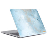 MacBook Pro 13 (2020-2022) ENKAY hardplastveske - marmor - turkis