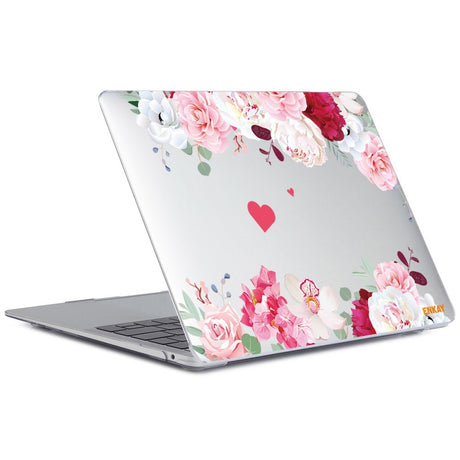 Macbook Air 13 M1 (2020) / Air 13 (2018-2020) ENKAY Hard Plastic Laptop Deksel m. Motiv - Roser