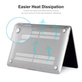 Macbook Air 13 M1 (2020) / Air 13 (2018-2020) ENKAY Hard Plastic Laptop Deksel m. Motiv - Roser