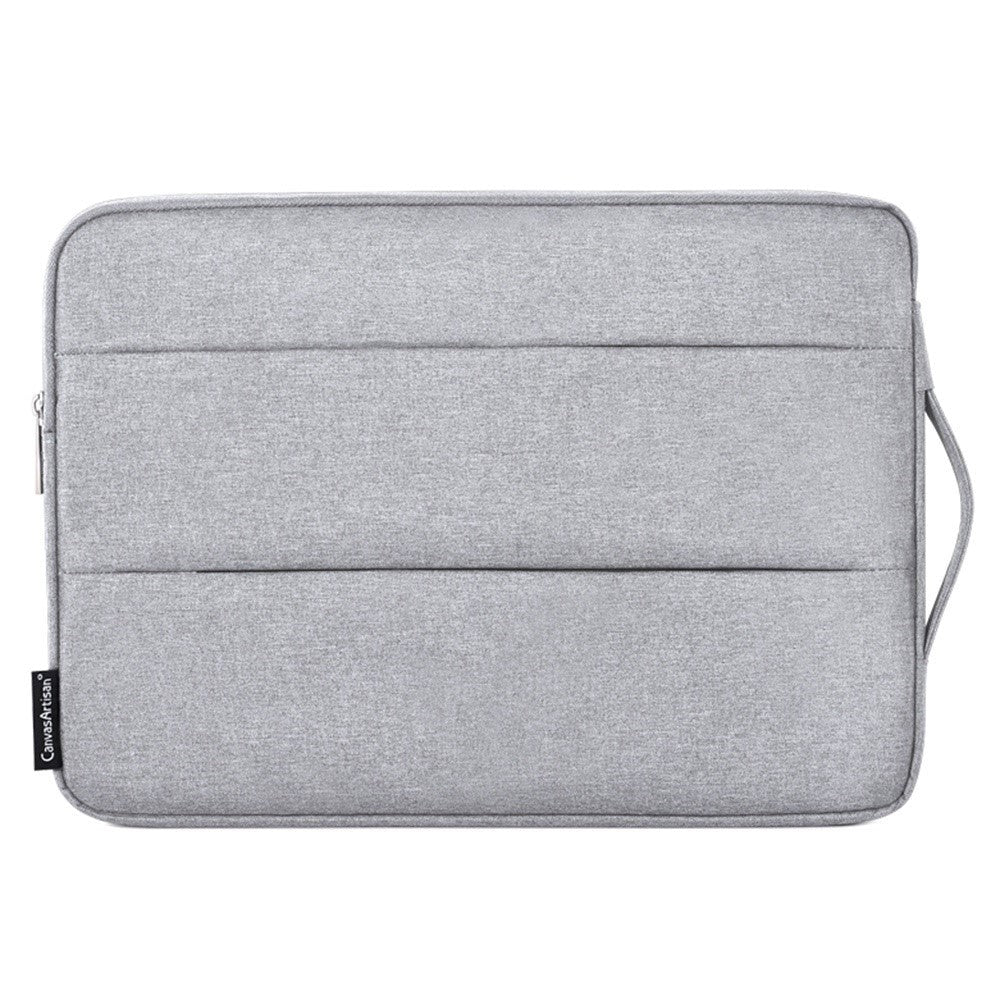CanvasArtisan Sleeve m. Håndtak for bærbar PC / Macbook 15" - (39 x 28 x 2 cm) - Grå