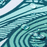 CanvasArtisan Sleeve m. Wave Motiv for bærbar PC / Macbook 14" - (37 x 26,5 x 2 cm) - Blå