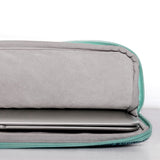 CanvasArtisan Sleeve m. Wave Motiv for bærbar PC / Macbook 14" - (37 x 26,5 x 2 cm) - Blå