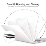 MacBook Air 13" M2/M3/M4 (2022-2025) - Enkay - Hårdt Plastik Cover - Krystal Gennemsigtig