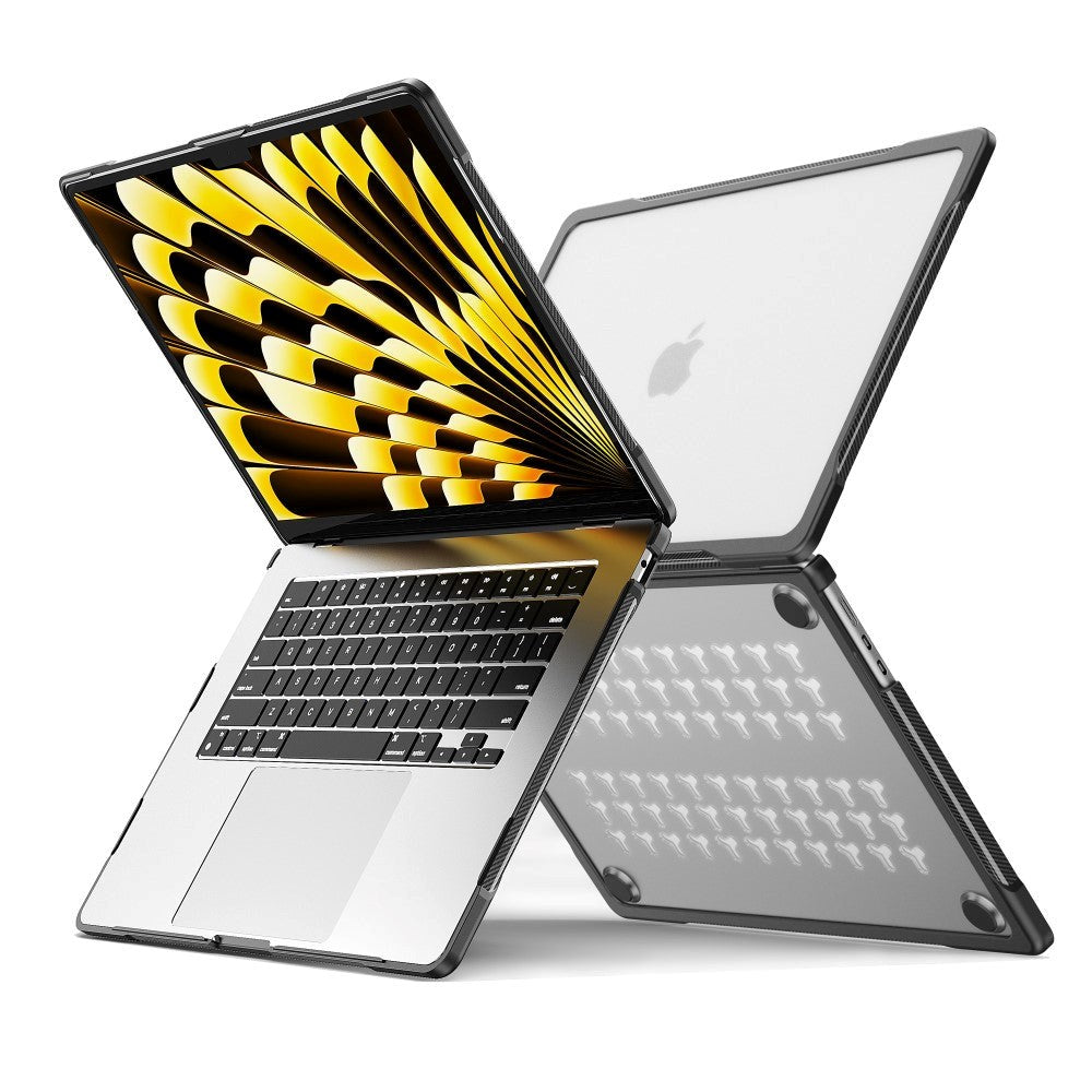 MacBook Air 15" M2/M3/M4 (2023-2025) hardplastdeksel - gjennomsiktig