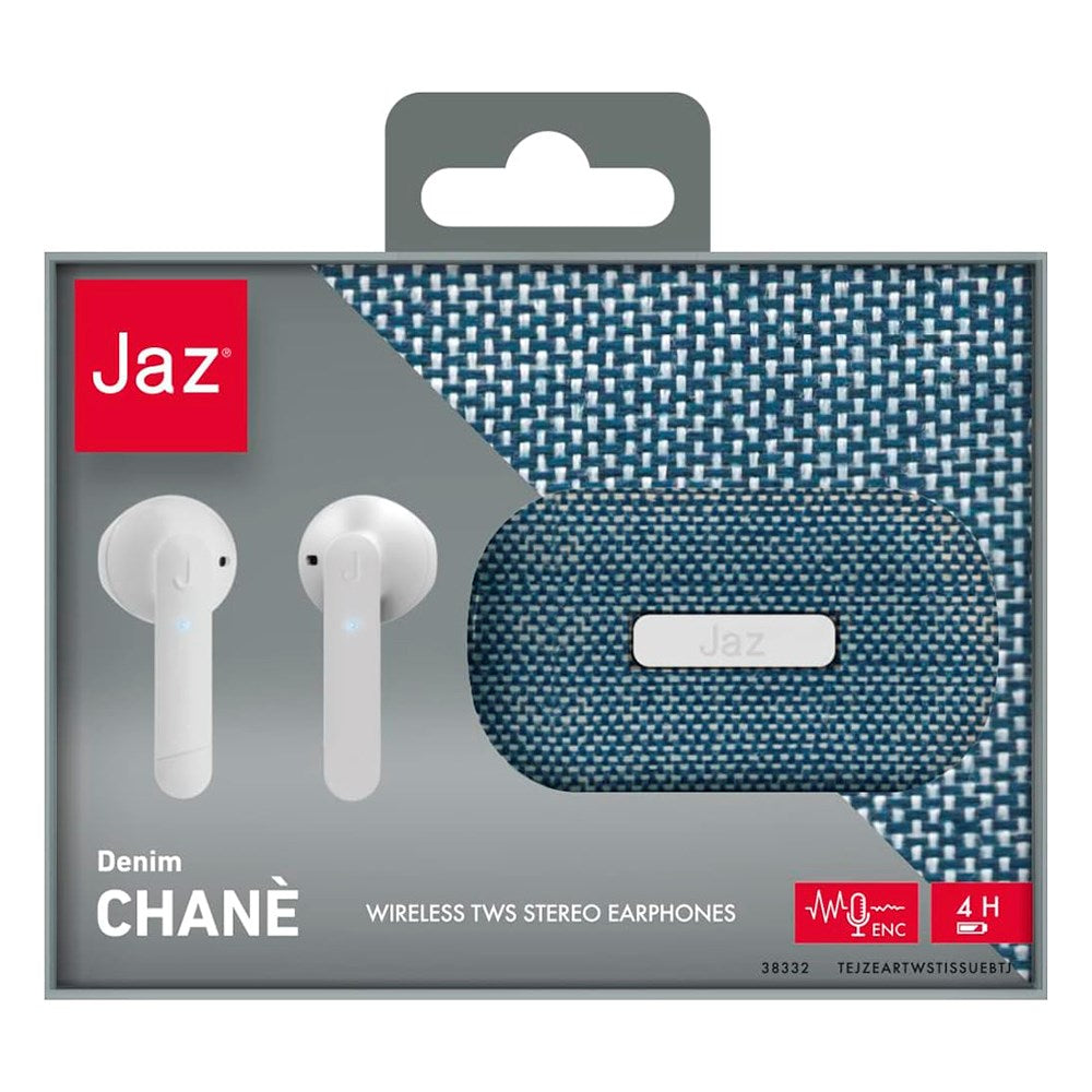 Jaz Chané True Wireless Bluetooth In-Ear-hodetelefoner - Blå Denim