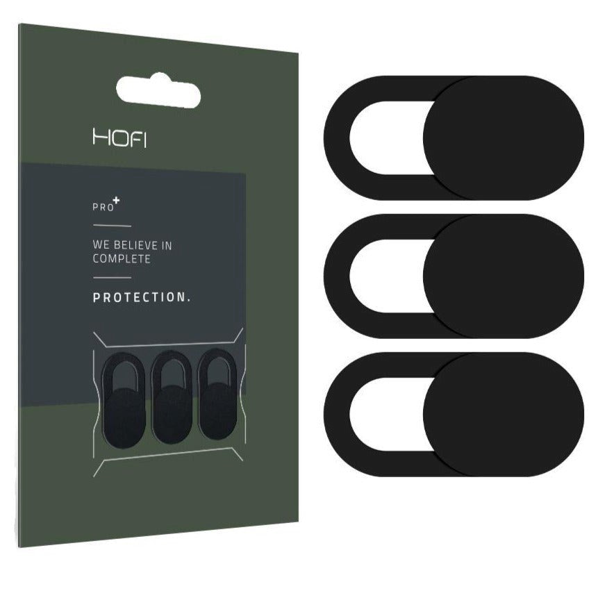 HOFI Slim Pro Webcam Cover 3 Pack - Svart