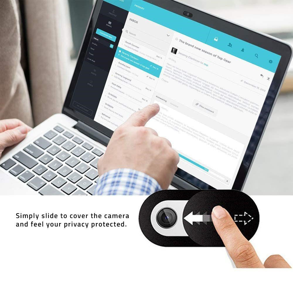 HOFI Slim Pro Webcam Cover 3 Pack - Svart