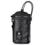 Sykkelstyrveske i polyester m. Stropp - Svart