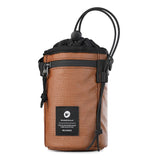 Sykkelstyrveske i polyester m. Stropp - Brun