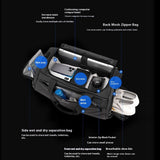 WEPOWER Premium reise- og treningsryggsekk - Svart