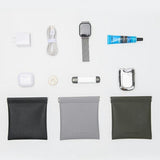 Lille Vandafvisende Opbevaringstaske - 13 x 12cm - Sort