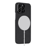 PITAKA iPhone 13 Pro Max MagEZ Bagside Cover - MagSafe Kompatibel - Sort / Grå Twill