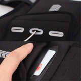 Løpevest m. Reflex - Mobiltelefonholder - Drikkeflaskeholder - Sort