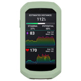 EIDERWOOD Garmin Edge 1050 Silikon sykkeldatamaskindeksel - lysegrønn