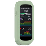 EIDERWOOD Garmin Edge 1050 Silikon sykkeldatamaskindeksel - lysegrønn