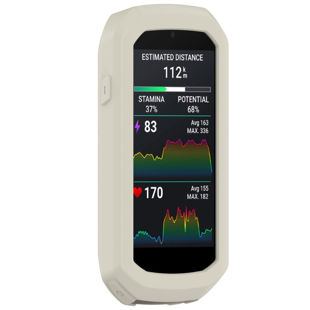 EIDERWOOD Garmin Edge 1050 Silikon sykkeldeksel - Beige
