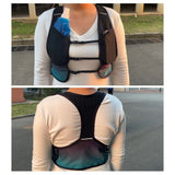 Justerbar Unisex Løbevest m. Reflekser og Lommer - Sort