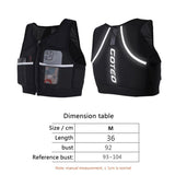 Refleksvest m. Lommer - Størrelse Medium - Sort