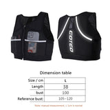 Refleksvest m. Lommer - Størrelse Large - Sort