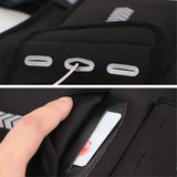 Reflekterende løpevest med oppbevaring - Svart