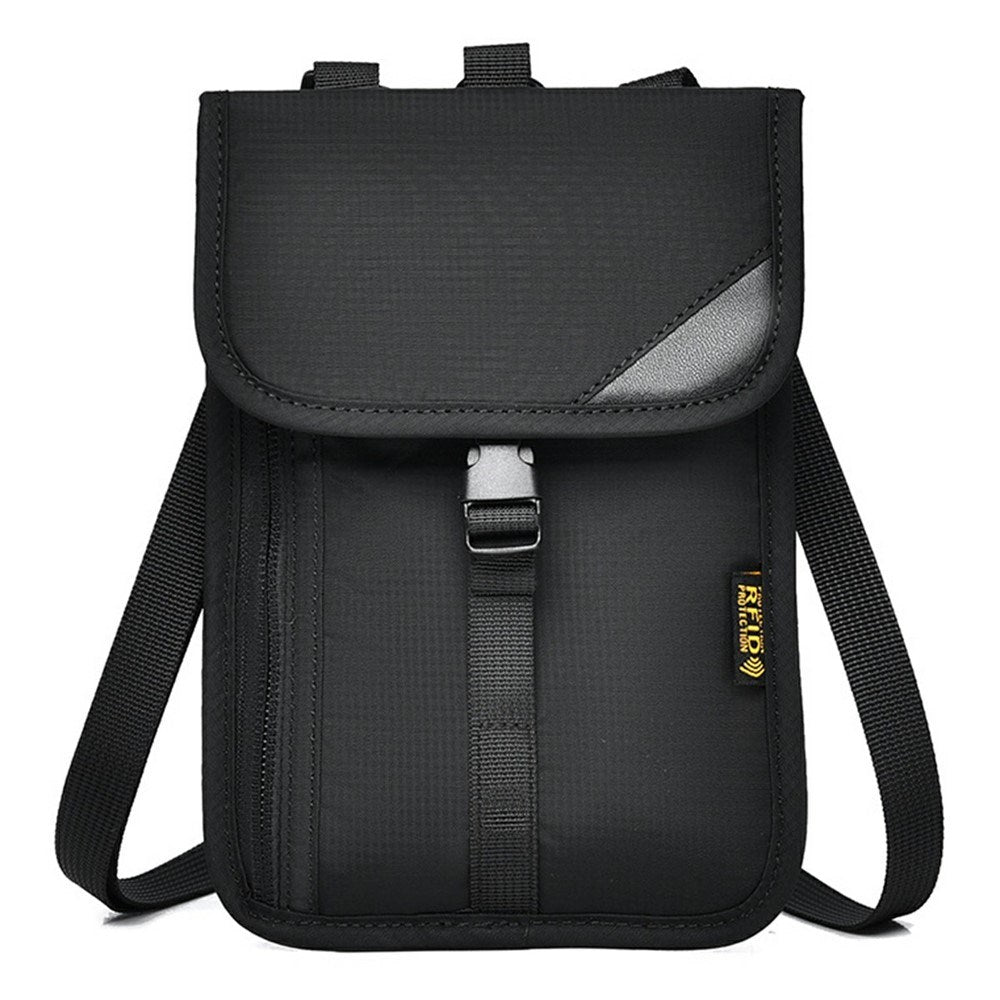 Skuldertaske - 3 Rum - Mål: 140 x 190mm - Sort