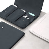 Bærbar 16" nylonhylse (380 x 280 x 20 mm) m. ekstra oppbevaring - svart