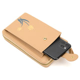 Universal Leather Clutch m. Skulderstropp (160 x 80 mm) - Blå