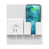 Smart mobilholder for vegg (9,9 x 2,5 cm) - Hvit