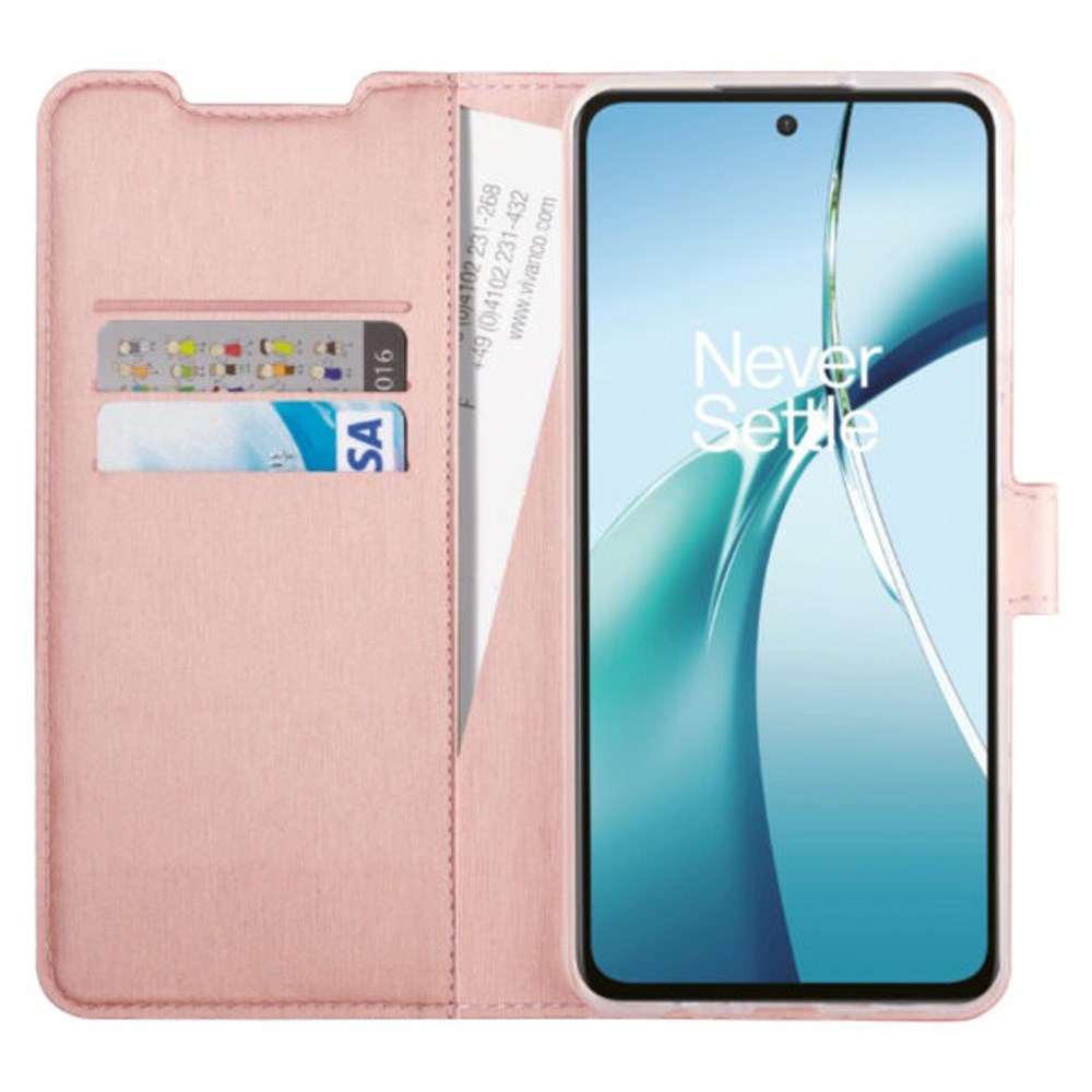 Vivanco Classic Wallet Flip Cover m. Lommebok - OnePlus Nord CE4 Lite - Rosa