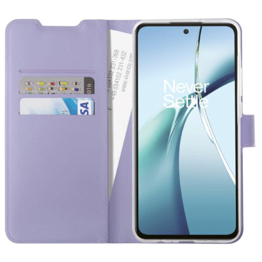 Vivanco Classic Wallet Flip Cover m. Lommebok - OnePlus Nord CE4 Lite - Lilla