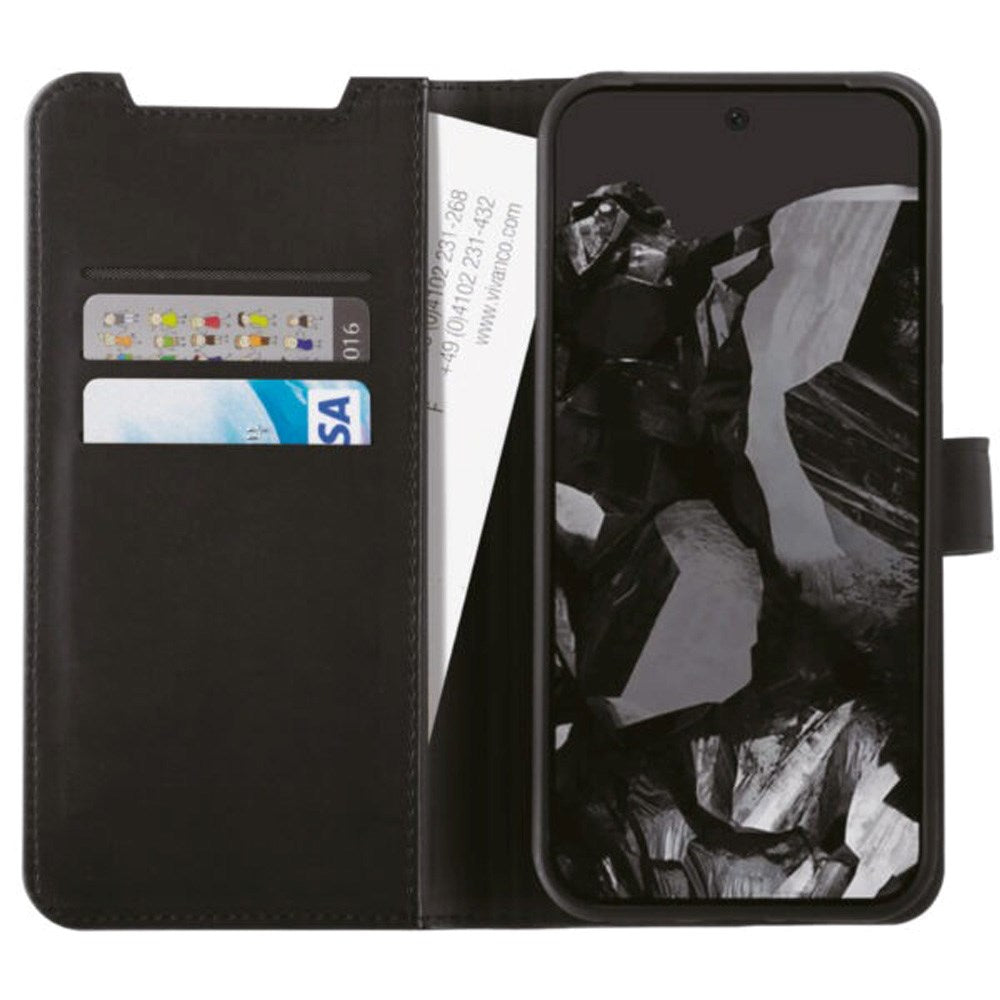Vivanco Classic Wallet Flip Cover m. Lommebok - Google Pixel 9 Pro XL - Svart