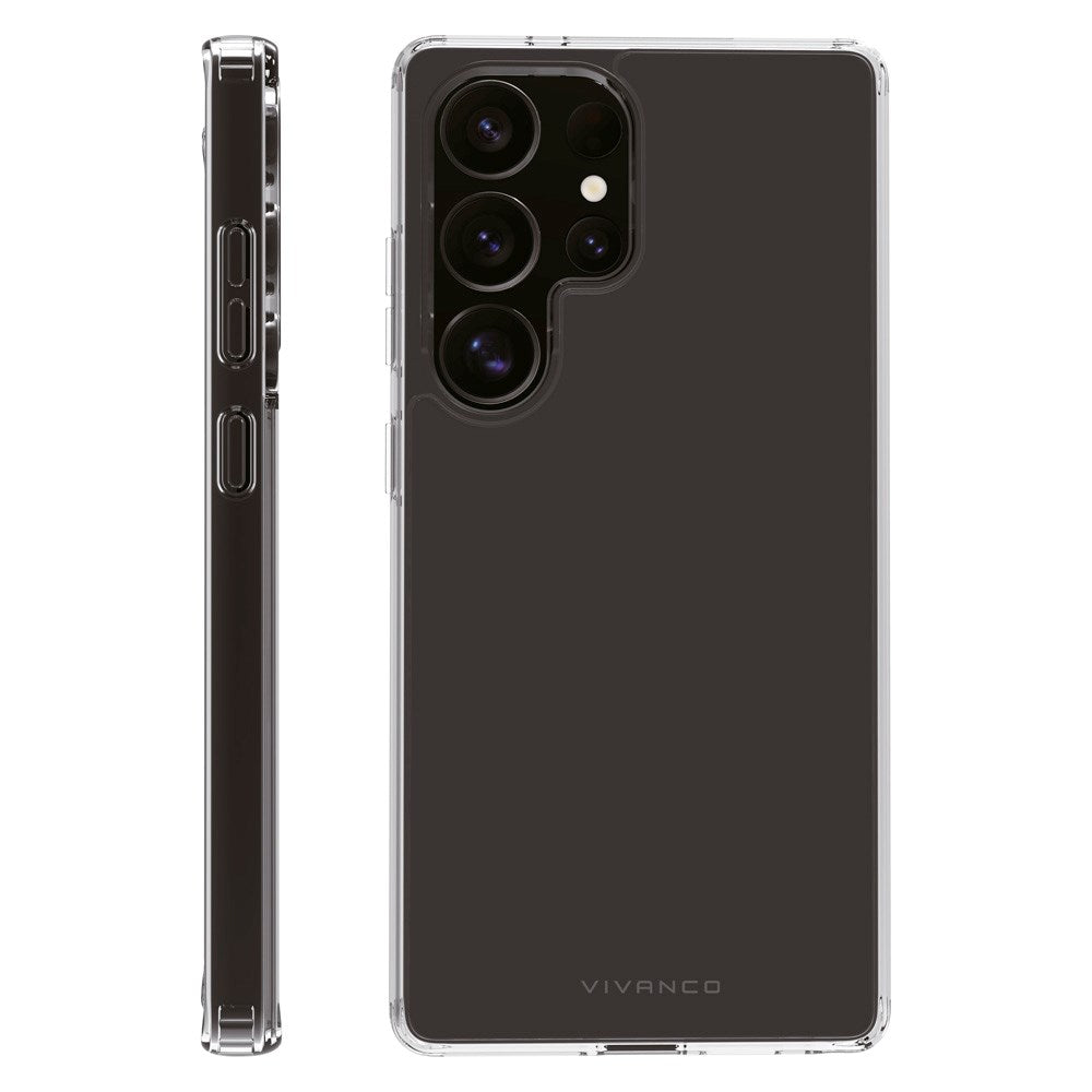 Vivanco Krystallklart Bakdeksel til Samsung Galaxy S25 Ultra - Gjennomsiktig