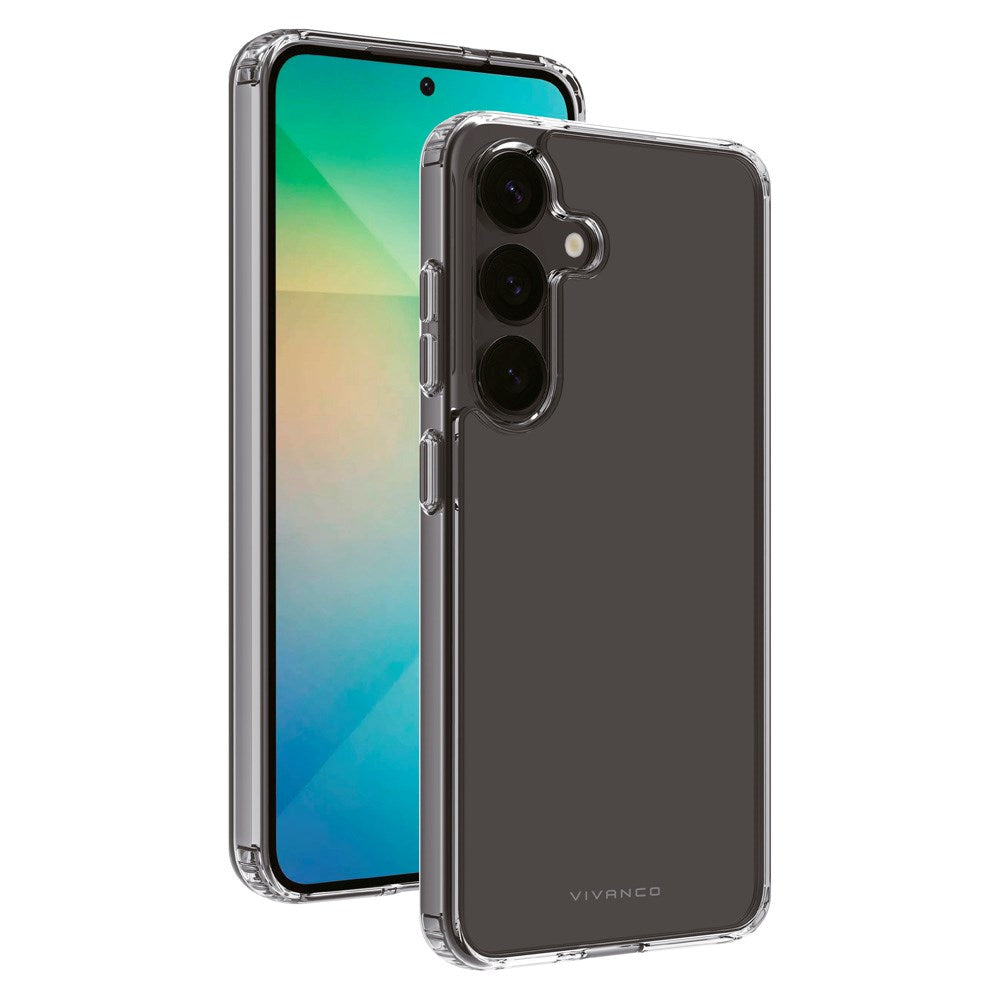 Vivanco Krystallklart Bakdeksel til Samsung Galaxy S25 - Gjennomsiktig