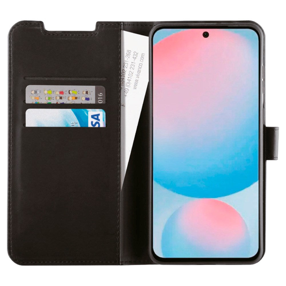 Vivanco Classic Wallet Flip Cover m. Lommebok - Samsung Galaxy A56 (5G) / A36 (5G) - Svart