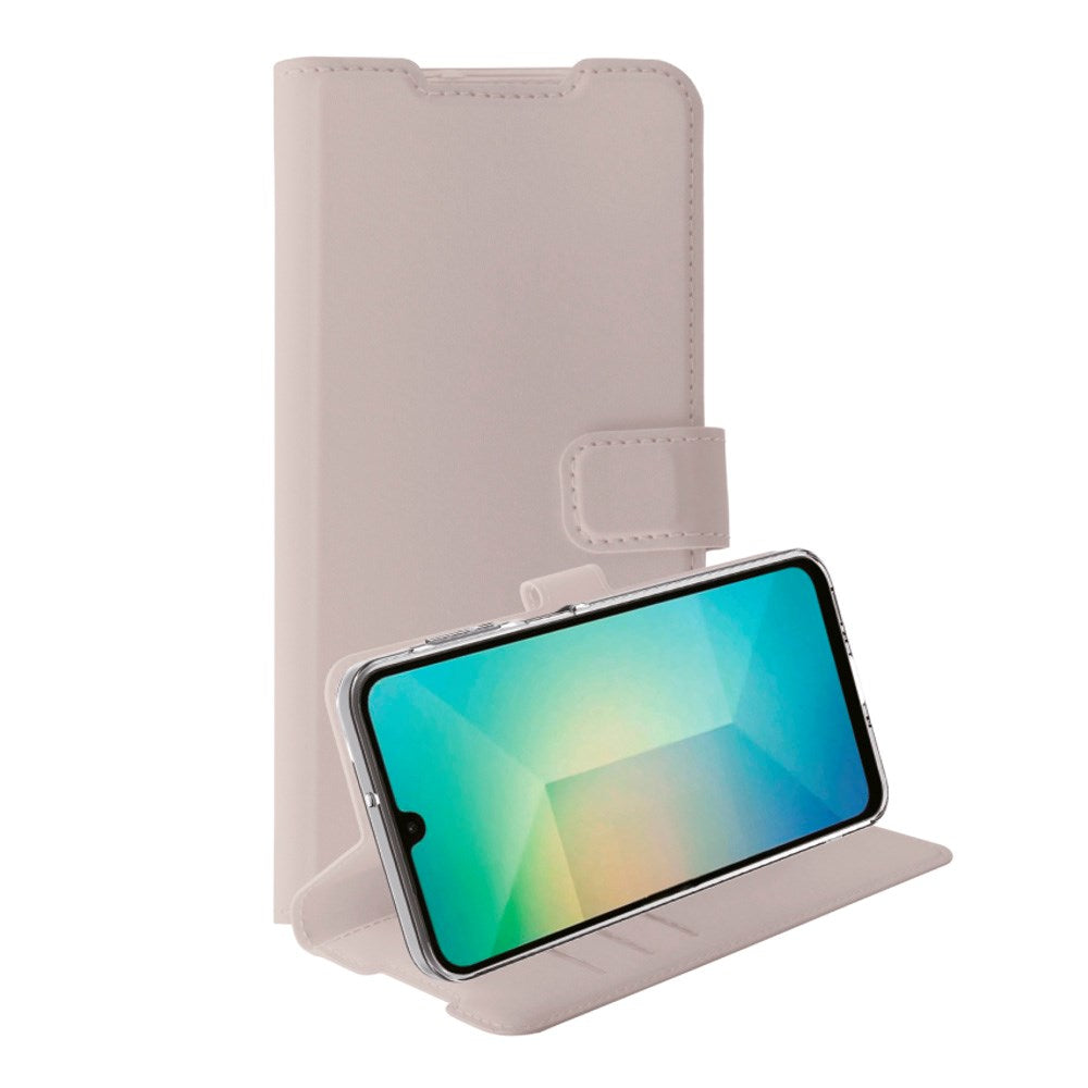 Vivanco Classic Wallet Flip Cover m. Lommebok - Samsung Galaxy A16 - Taupe