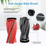 Støvsugerbørste til Robotstøvsuger Roborock G20S Ultra / G30 / Saros 10 / Saros 10R (Hovedbørste) - Rød + Sort