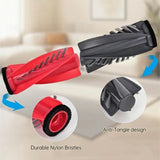 Støvsugerbørste til Robotstøvsuger Roborock G20S Ultra / G30 / Saros 10 / Saros 10R (Hovedbørste) - Rød + Sort