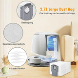 Støvsugerpose til Roborock S7 / S7 MaxV Ultra / S8 / Q7 Max+ / Qrevo S / Saros 10 / Saros 10R / Saros Z70 Robotstøvsuger - Grå