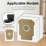4 stk. Støvsugerpose til Robotstøvsuger iRobot Roomba 105 Combo / 205 Dustcompactor / Plus 405 Combo / Plus 505 Combo - Hvid
